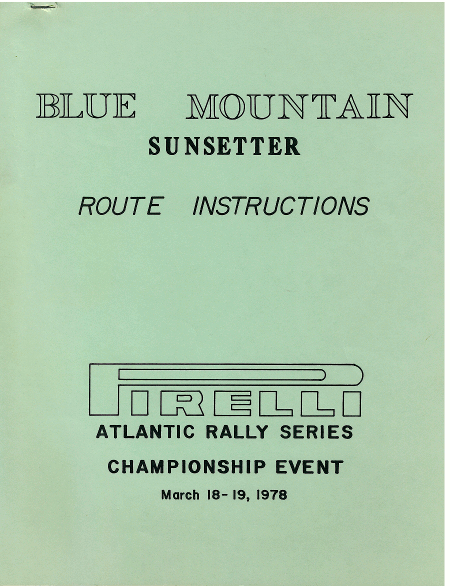 Tri-State 24 Hour Rally 1978