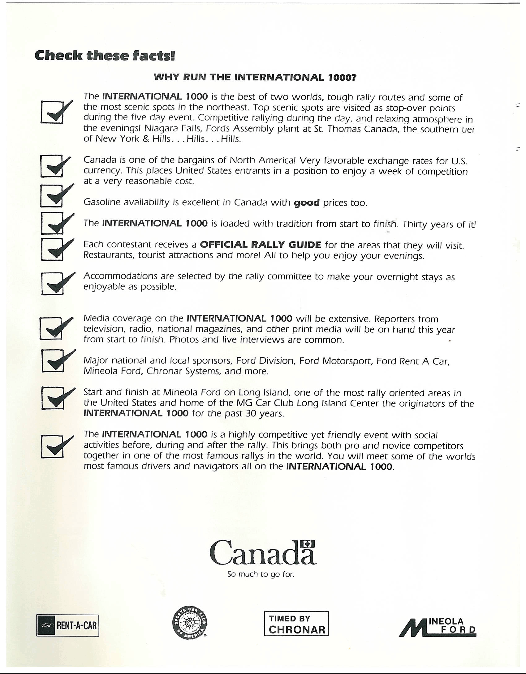 International 1000 Rally 1981