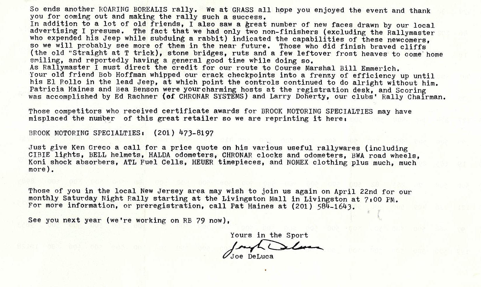 Roaring Borealis 1978