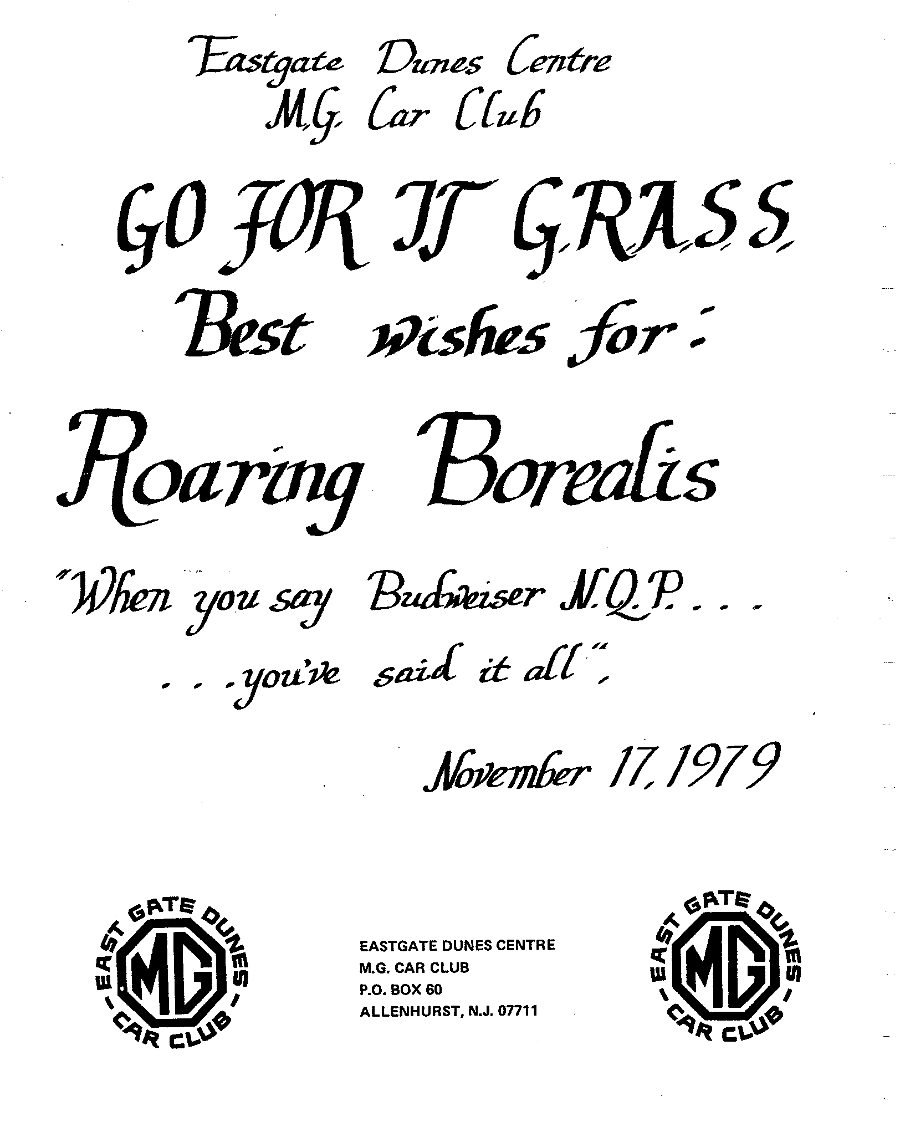 Roaring Borealis 1979