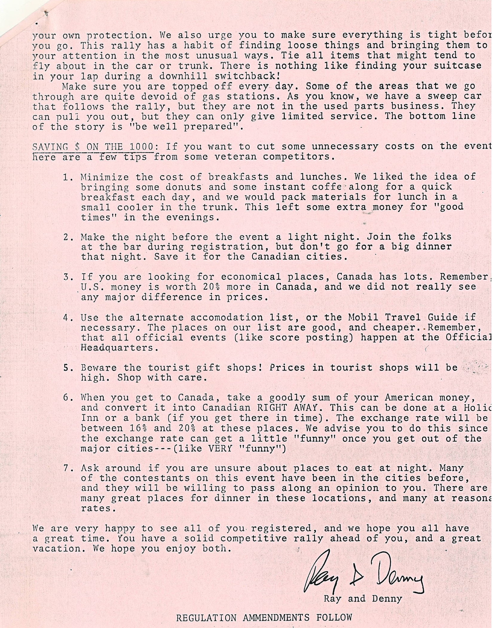 International 1000 Rally 1981