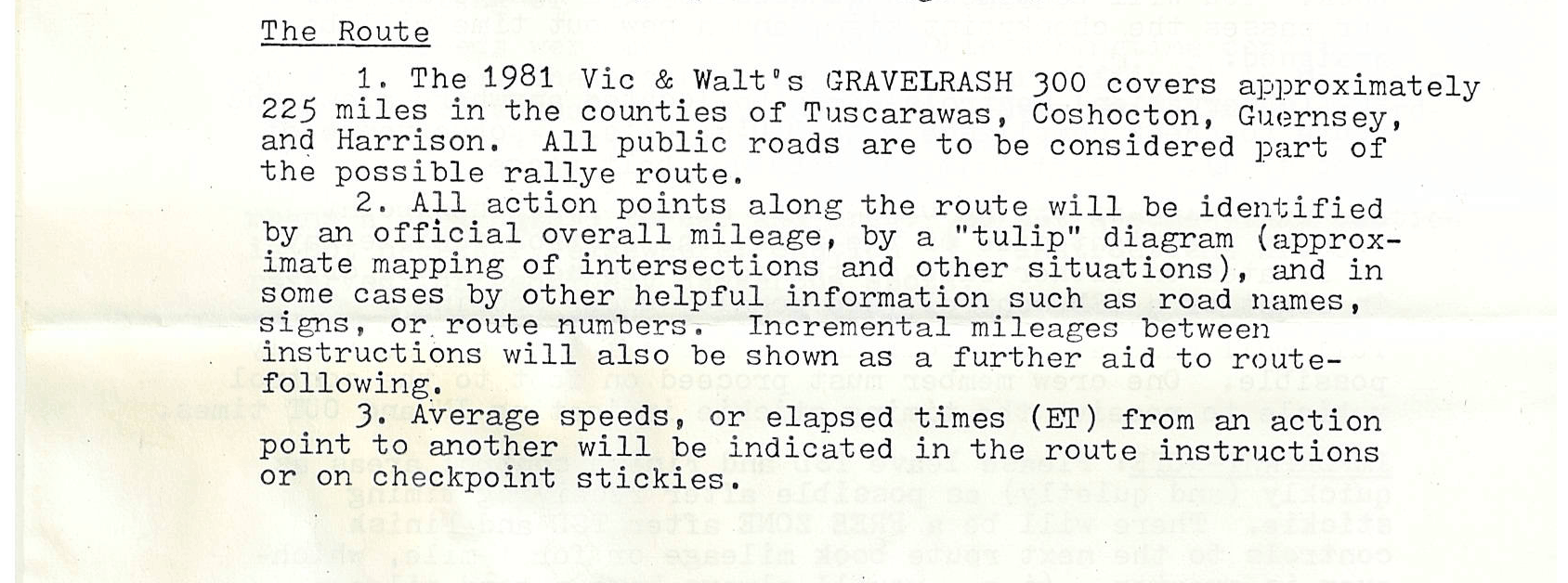 Vic & Walt's Gravelrash 300 1981