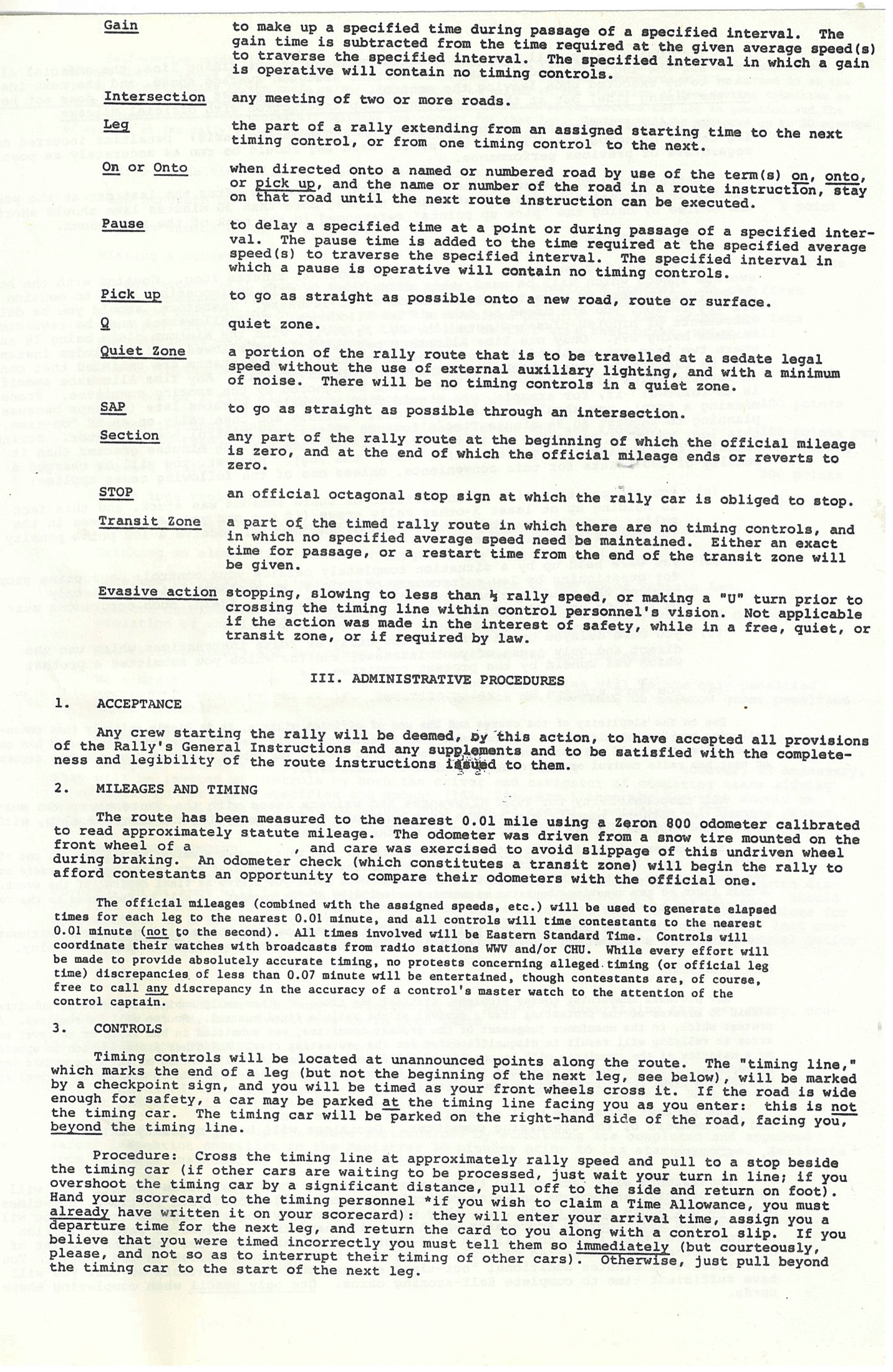 Wellsboro Forest Rally 1981