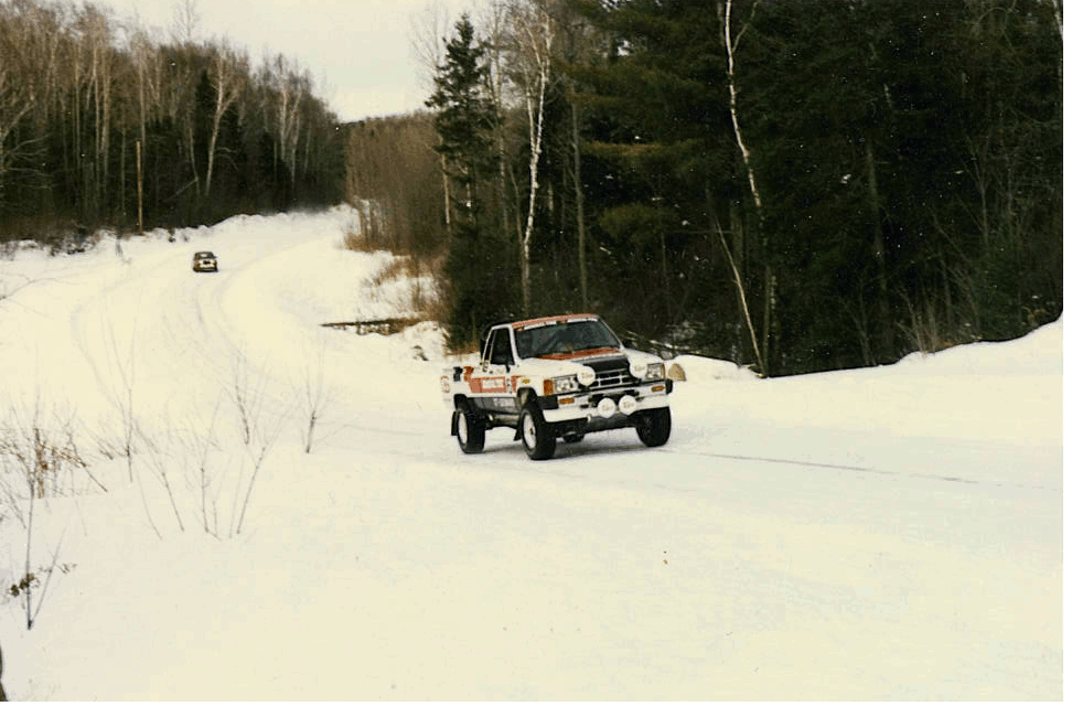 Jacque Besners & Gilles Lacroix, 1986 Rallye Perce-Neige