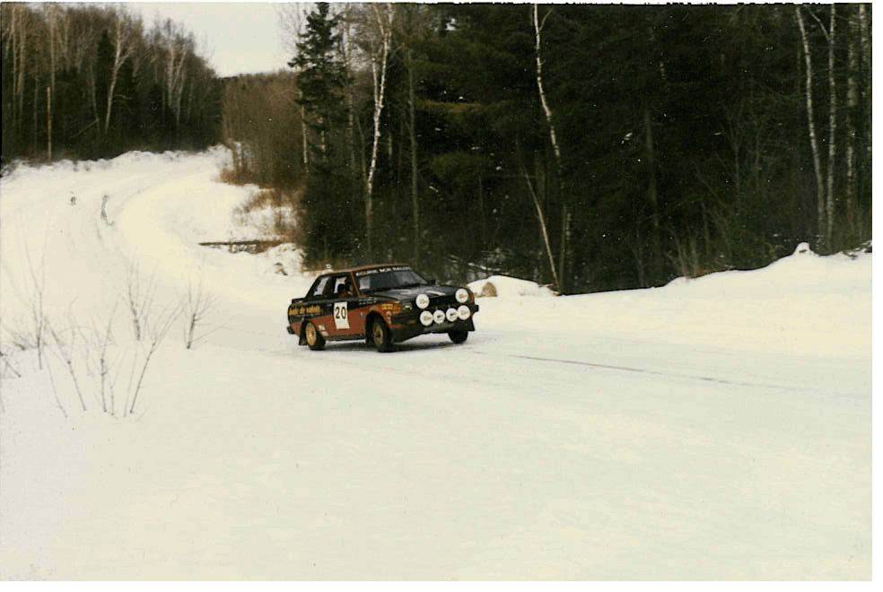 Paul Bourgeoys & Lyne Caron, 1986 Rallye Perce-Neige