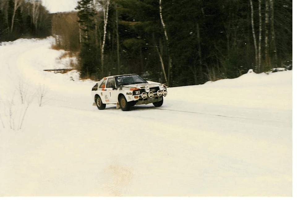 John Buffum & Tom Grimshaw 1986 Rallye Perce-Neige