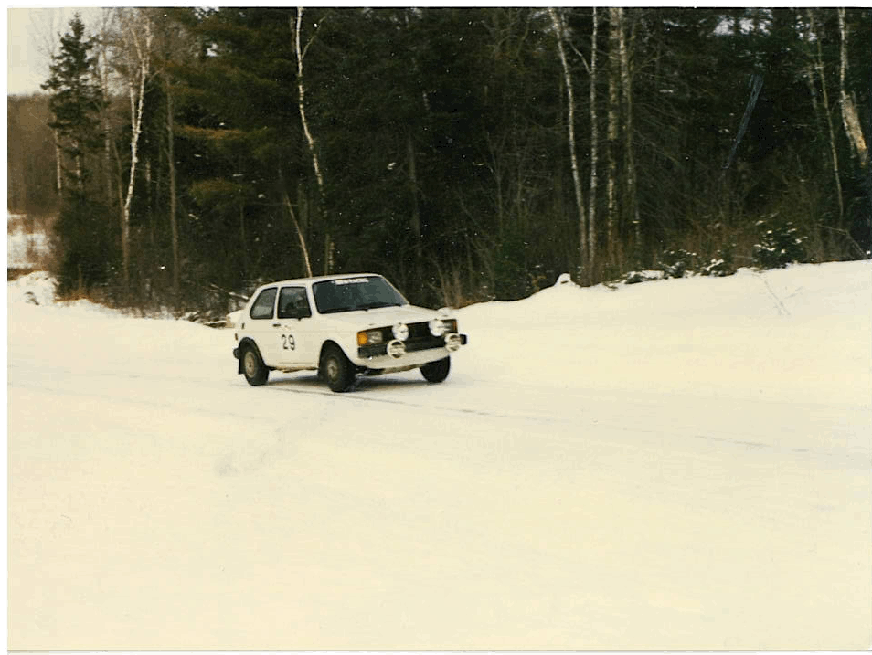 Paul Choiniere & Robin Edwards, 1986 Rallye Perce-Neige 