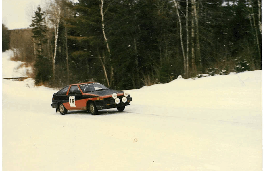 Philippe Dubé & Marie-Thérèse Rousseau, 1986 Rallye Perce-Neige