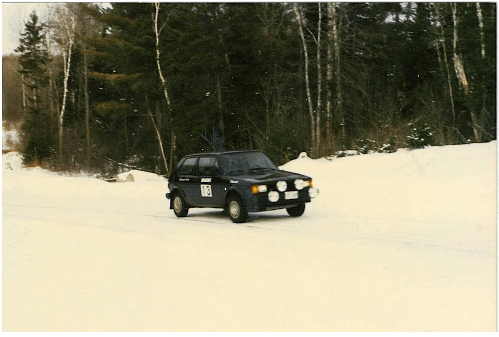 Bryson Guptill & Dave Cowperthwaite, 1986 Rallye Perce-Neige
