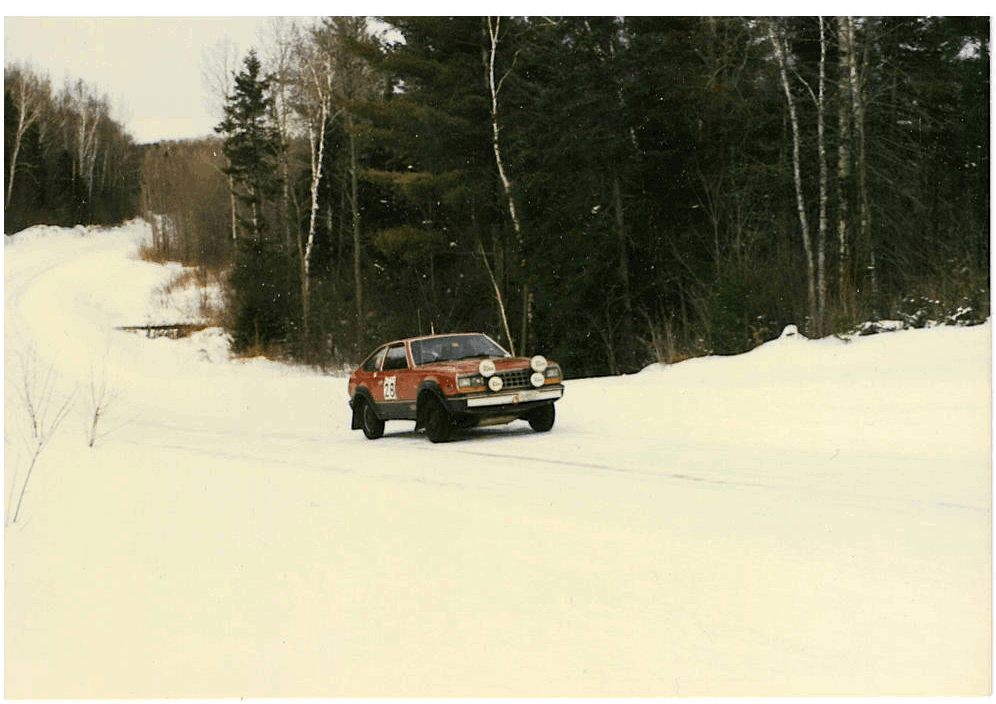 Robert Colin Lyle & Kerry Voll, 1986 Rallye Perce-Neige