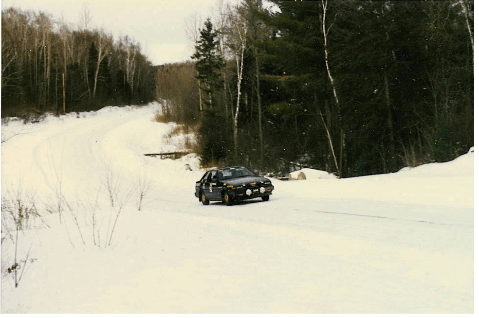 Andre Normandin & Louis Belanger 1986 Rallye Perce-Neige 